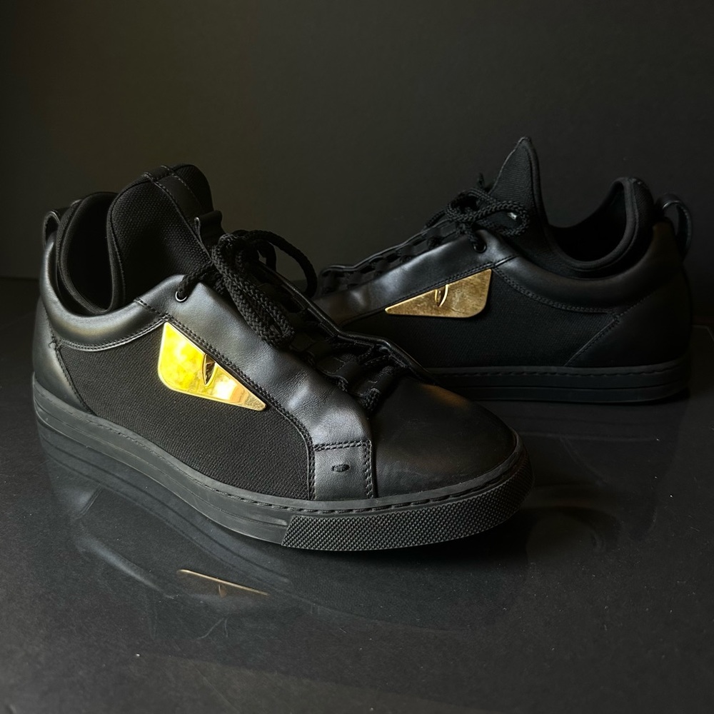 ⛔️SOLD Fendi Bug Eyes Men’s Shoes 7 Black 8 US 41 EU